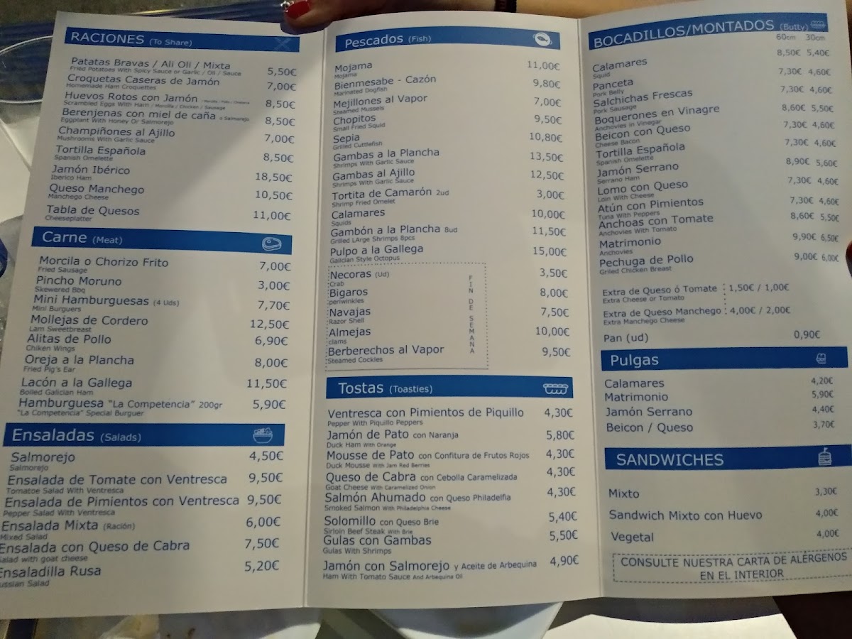 Bar La Competencia Menu - Image 5